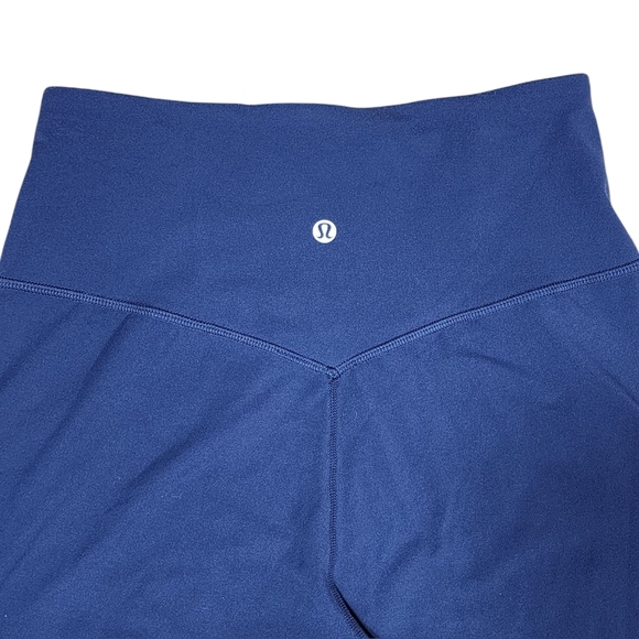 Lululemon Align High Rise Wide Leg Crop 23"  Womens 6 True Navy - Picture 9 of 11